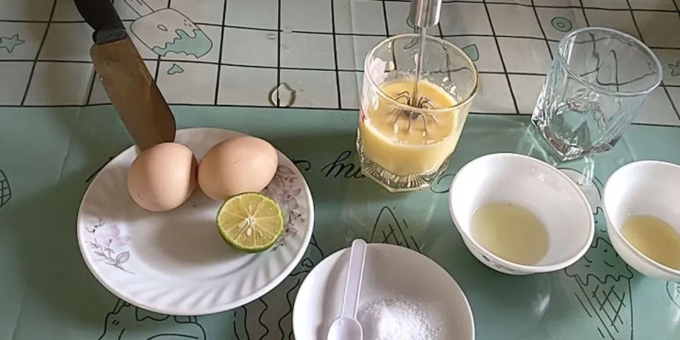 Cách pha sốt mayonnaise với sữa tươi