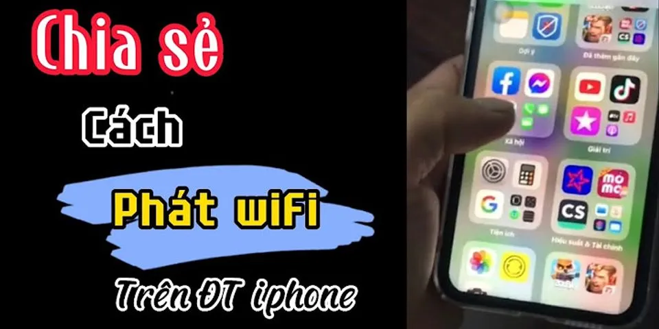 Cách phát Wifi trên iPhone iOS 14