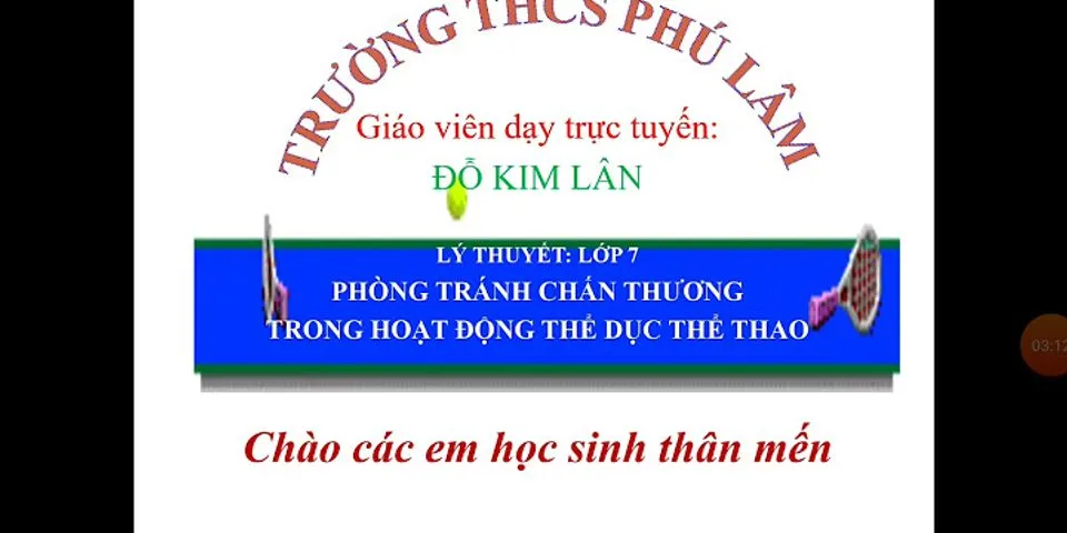 Cách phòng tránh chấn thương trong tập luyện tdtt: