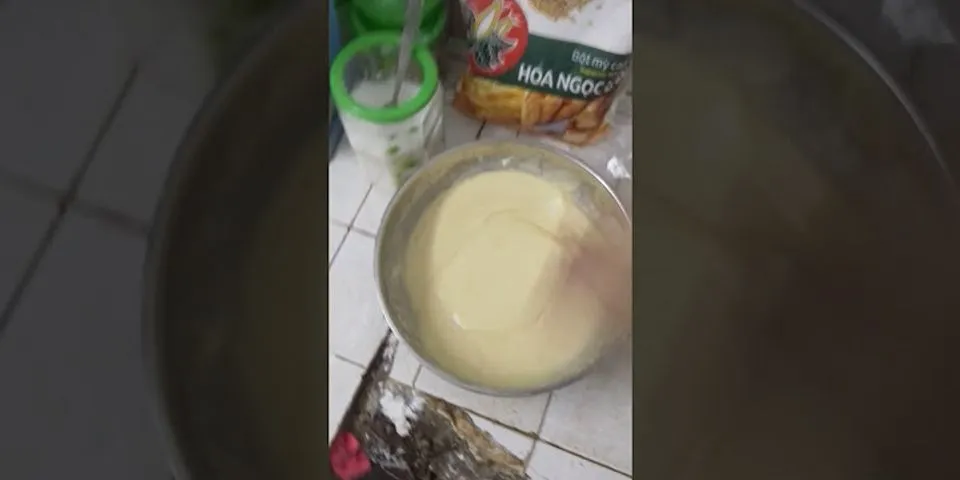 Cách rán bánh xèo bột mì