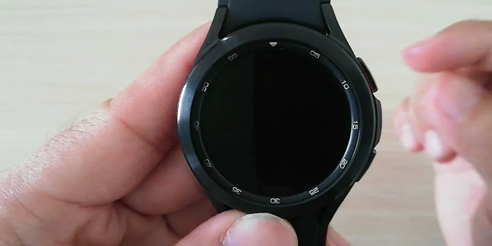 Cách reset Galaxy Watch