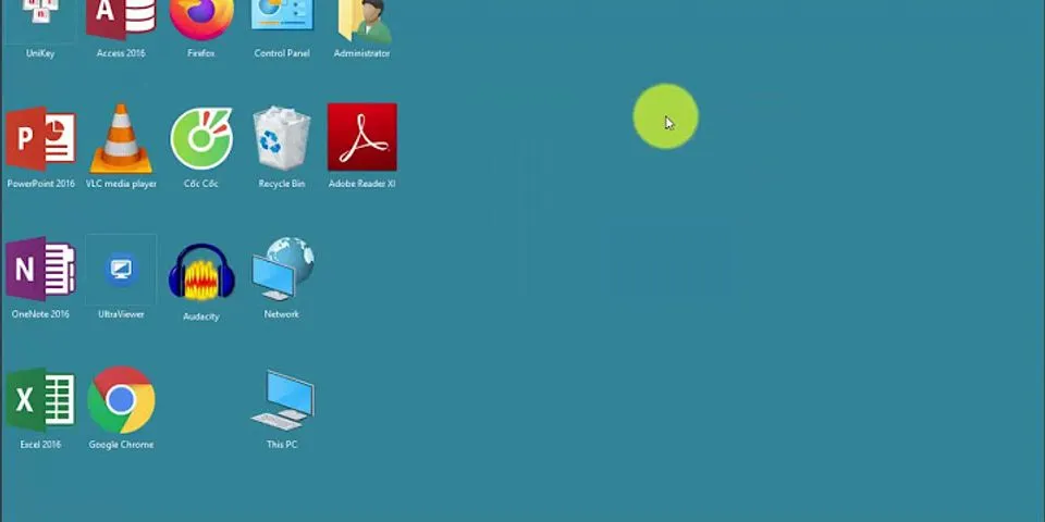 Cách sắp xếp biểu tượng (icon) trên màn hình desktop theo tên