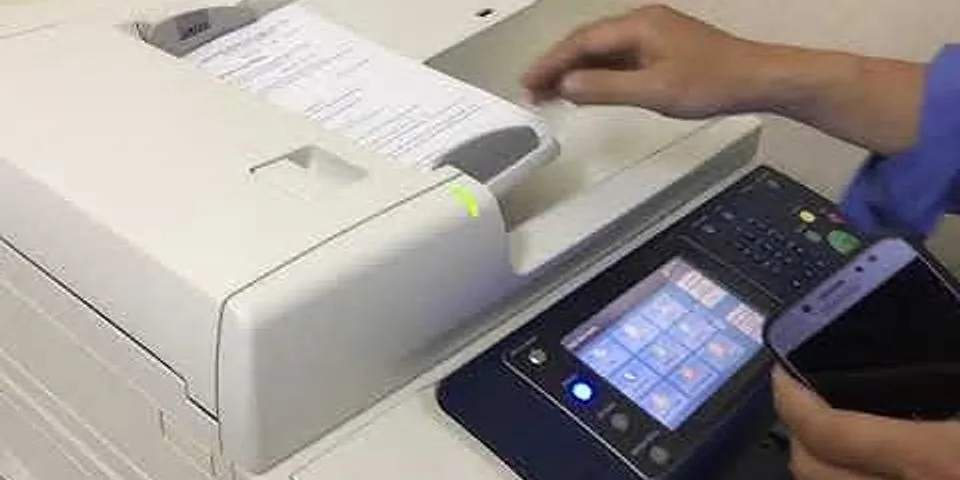 Cách scan 2 mặt máy Fuji Xerox