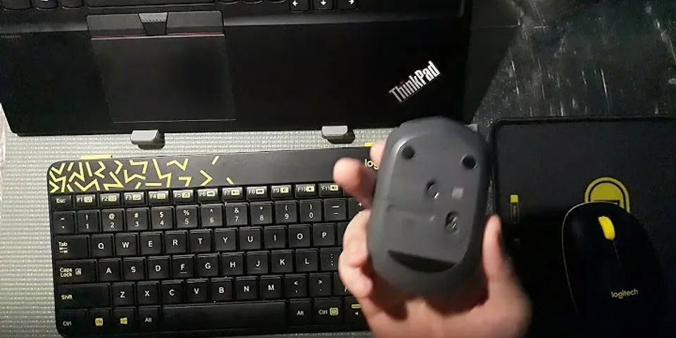 Cách sử dụng bàn phím không dây Logitech
