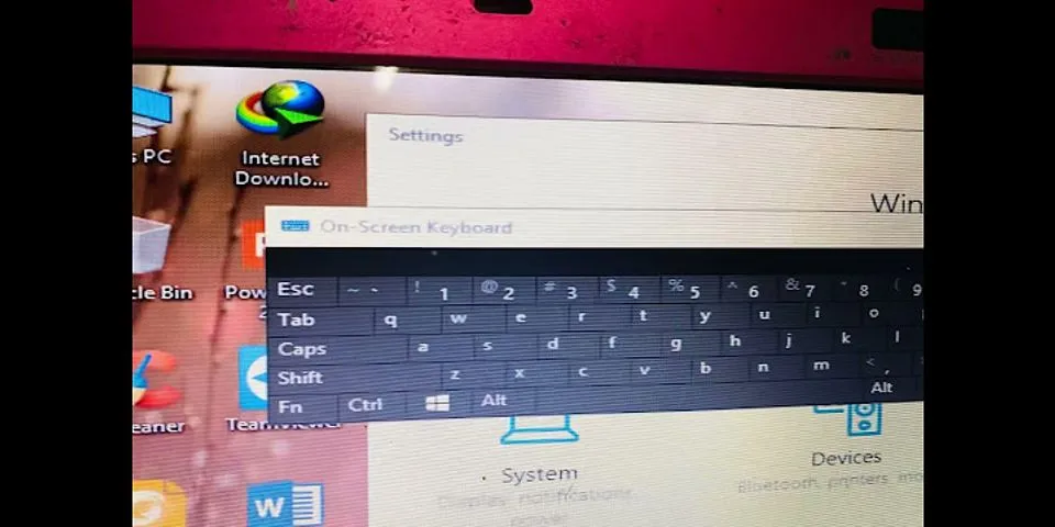 Cách sử dụng bàn phím số trên laptop