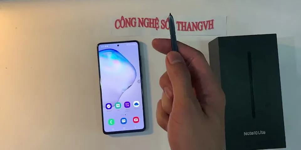 Cách sử dụng bút cảm ứng Samsung