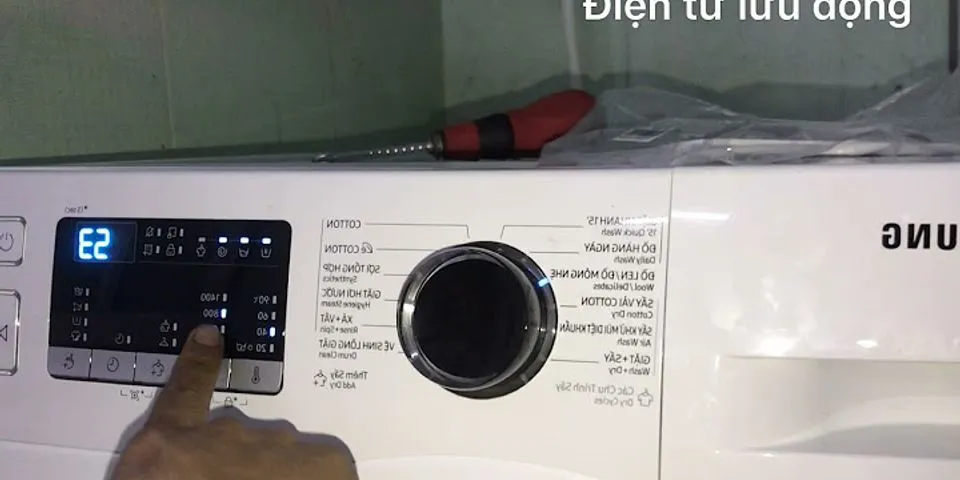 Cách sử dụng máy giặt Samsung 9kg cửa ngang