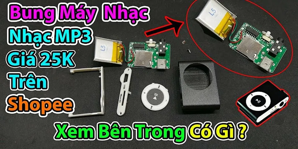 Cách sử dụng máy nghe nhạc MP3 có màn hình