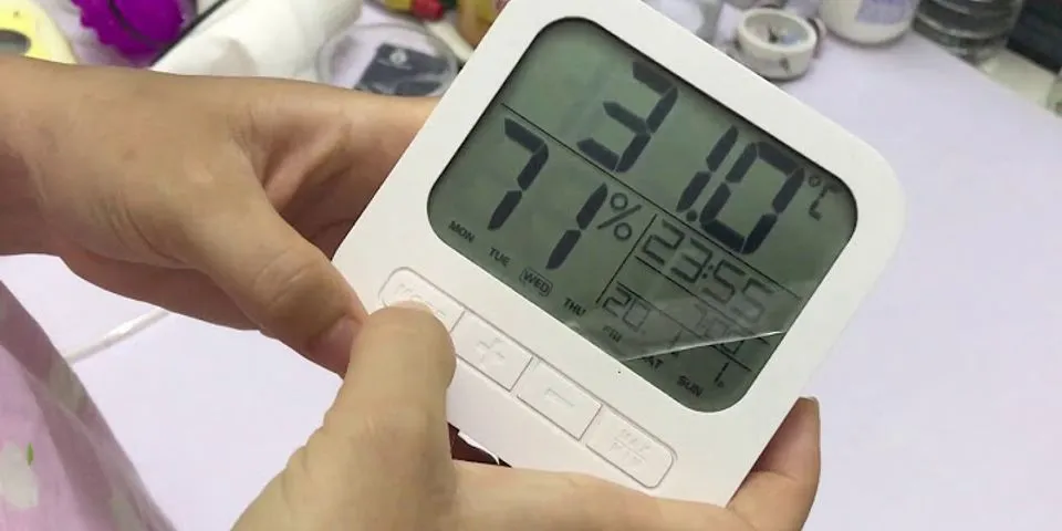 Cách sử dụng nhiệt kế Digital Thermometer
