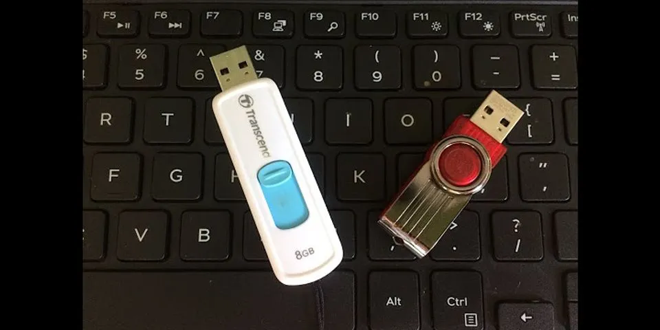Cách sử dụng USB lần đầu tiên