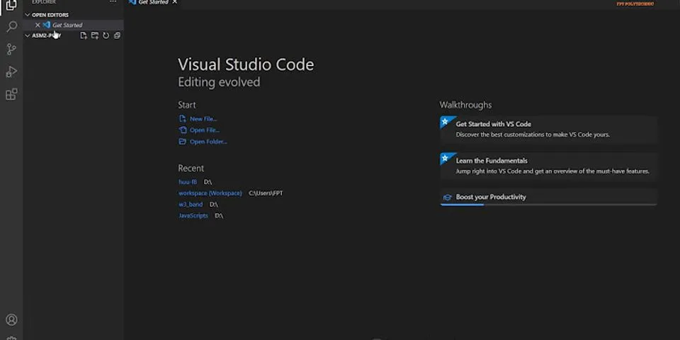 Cách sử dụng Visual Studio Code HTML
