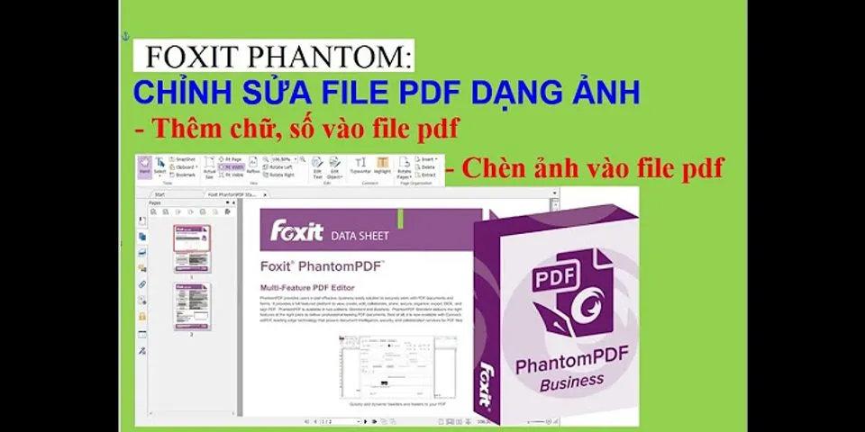 Cách sửa file PDF bằng Paint