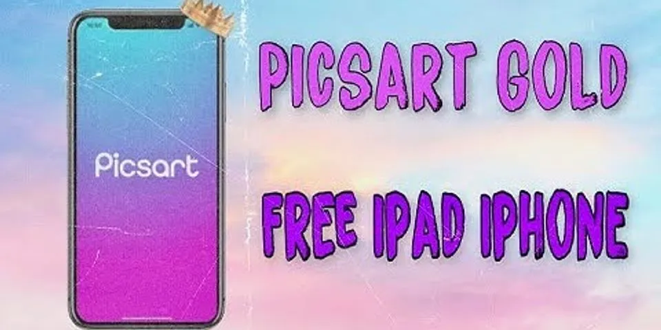 Cách tải PicsArt Gold free iOS