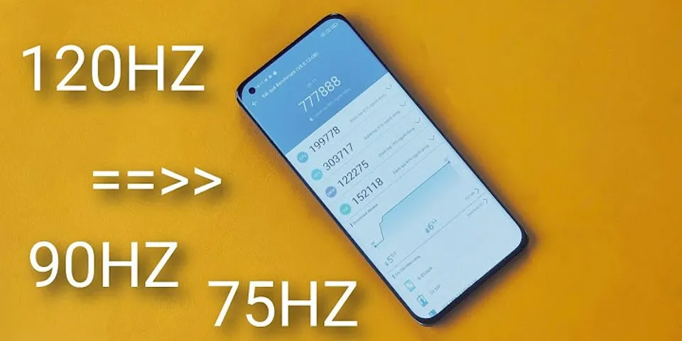 Cách tăng Hz màn hình điện thoại Xiaomi