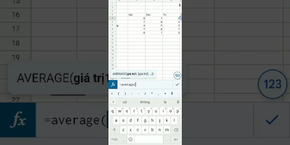 Cách tạo bảng Excel trên điện thoại