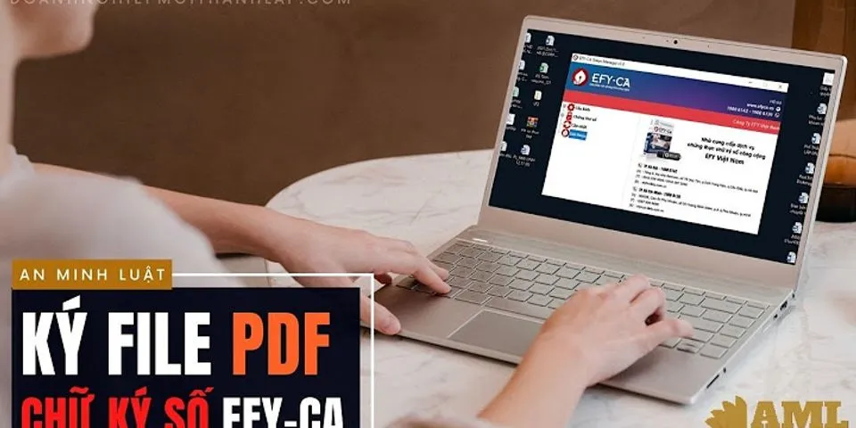 Cách tạo chữ ký điện tử trong PDF