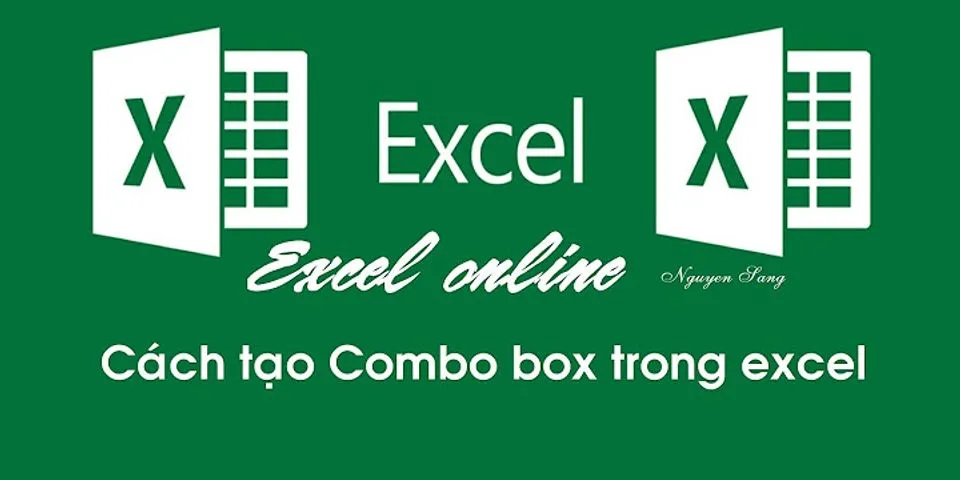 Cách tạo option trong Excel