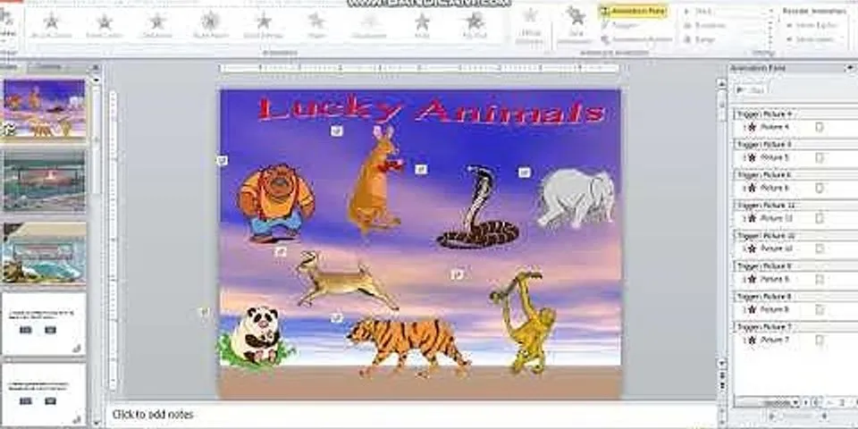 Cách tạo trò chơi Lucky Number trên PowerPoint 2016