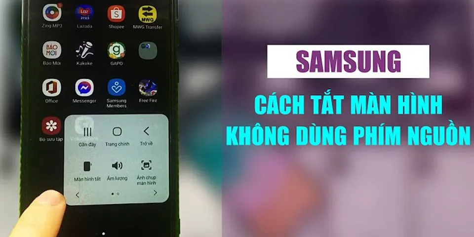 Cách tắt bàn phím Samsung
