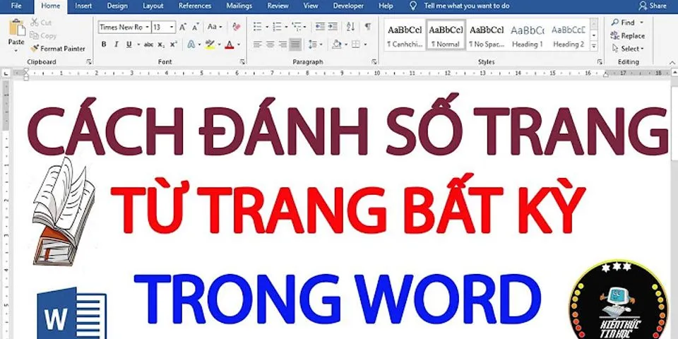 Cách tất đánh số trang trong Word 2010