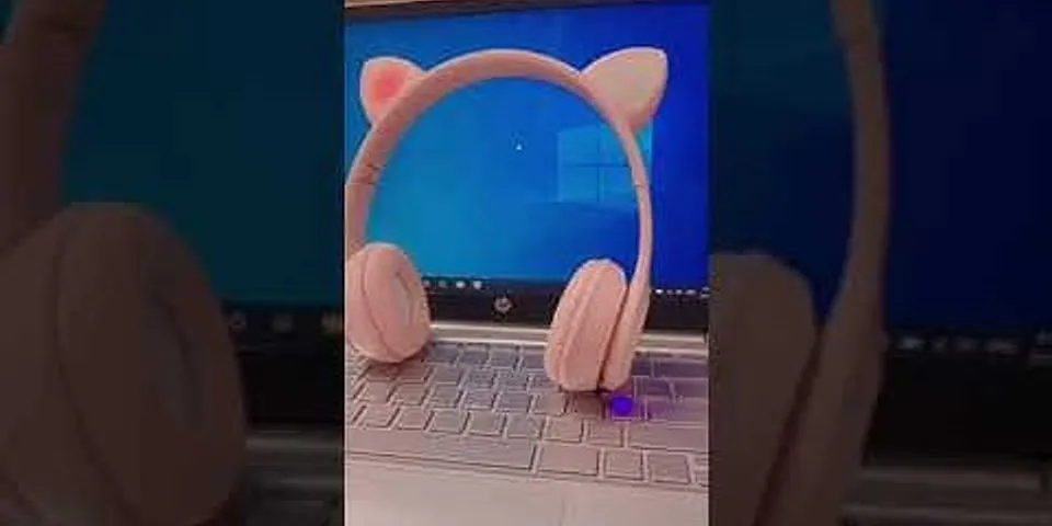 Cách tắt đèn tai nghe mèo Bluetooth