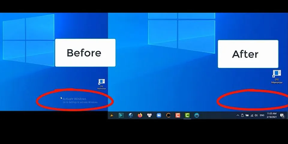 Cách tắt thông báo Windows activation win 7