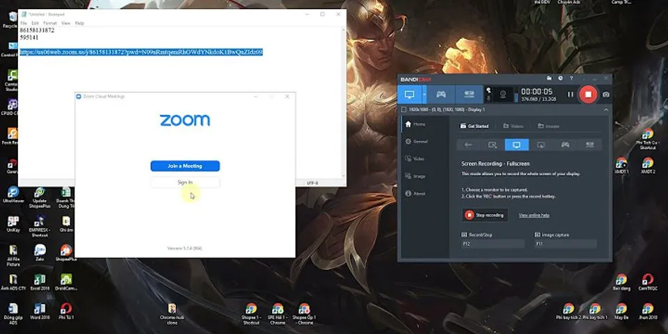 Cách tắt tiếng trong Zoom trên máy tính