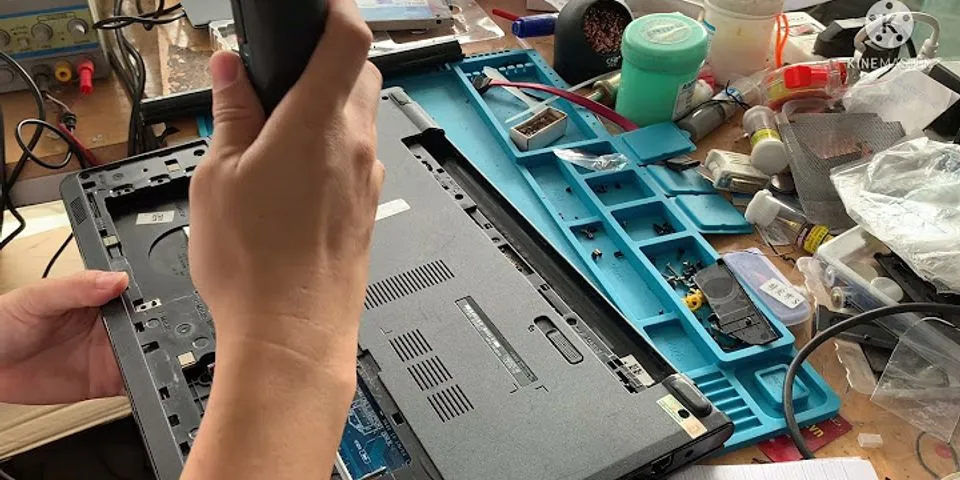 Cách tháo laptop Dell Vostro 3568