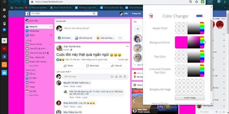 Cách thay đổi giao diện Facebook trên máy tính