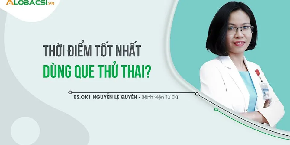 Cách thử que thử thai