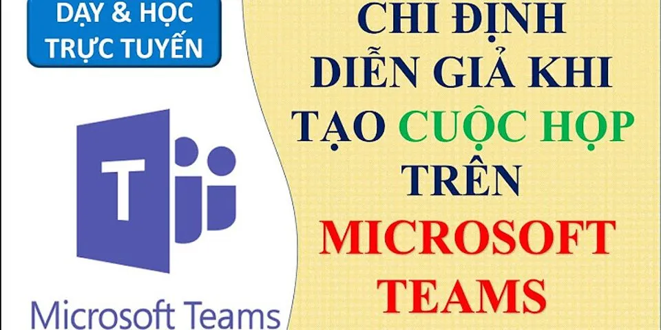 Cách tìm cuộc họp trên Microsoft team