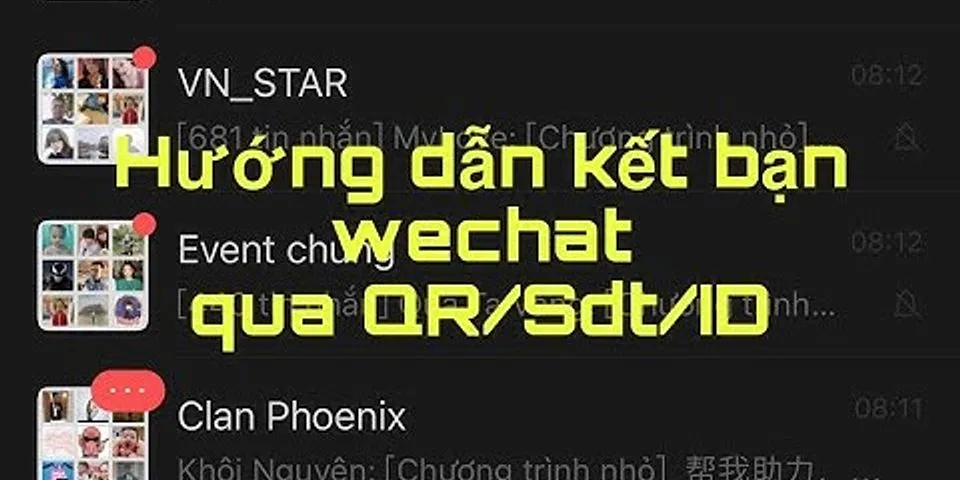 Cách tìm ID WeChat