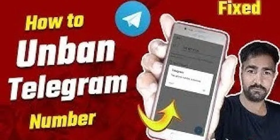 Cách unban Telegram