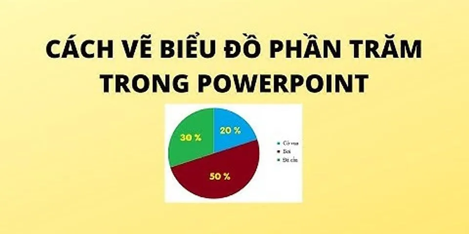 Cách vẽ biểu đồ đẹp trong PowerPoint