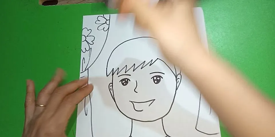 cách vẽ chân dung tự họa lớp 5