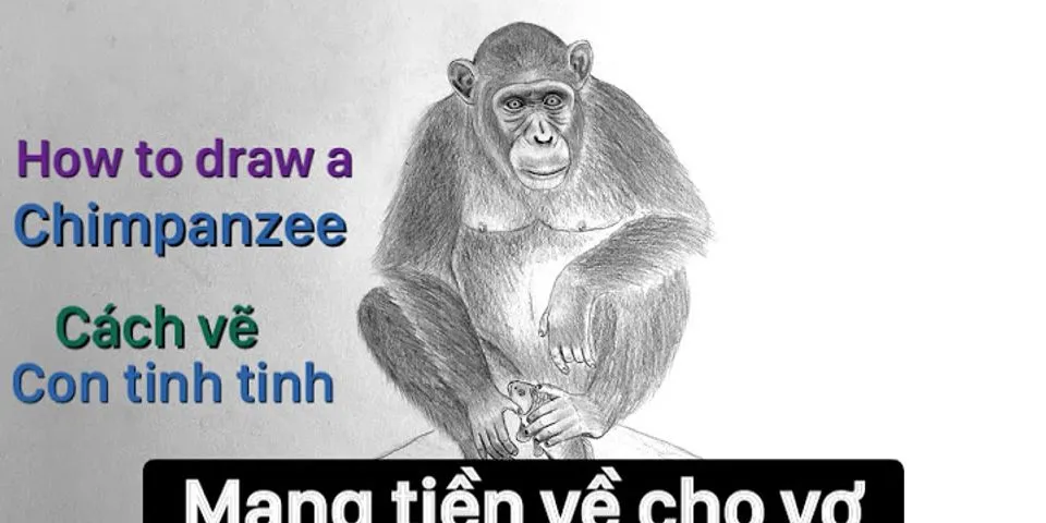 Cách vẽ Khỉ đột
