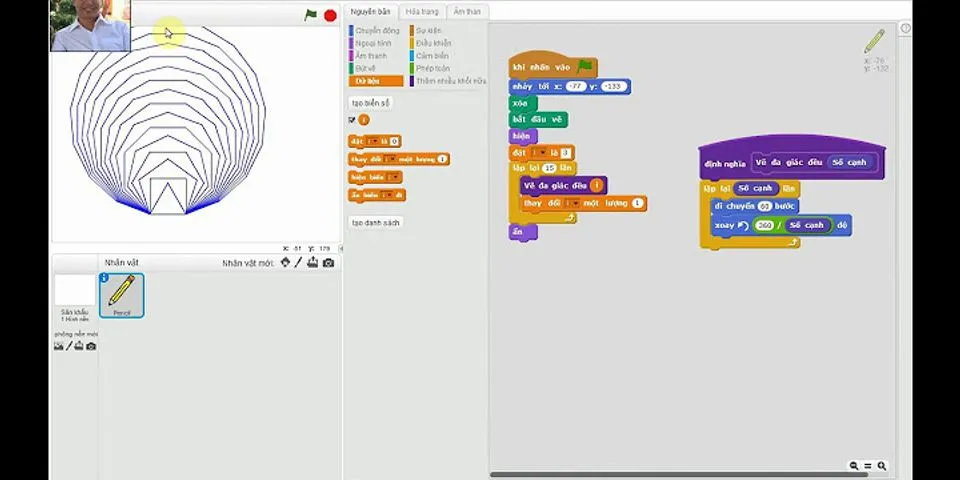 Cách vẽ ngũ giác đều trong Scratch