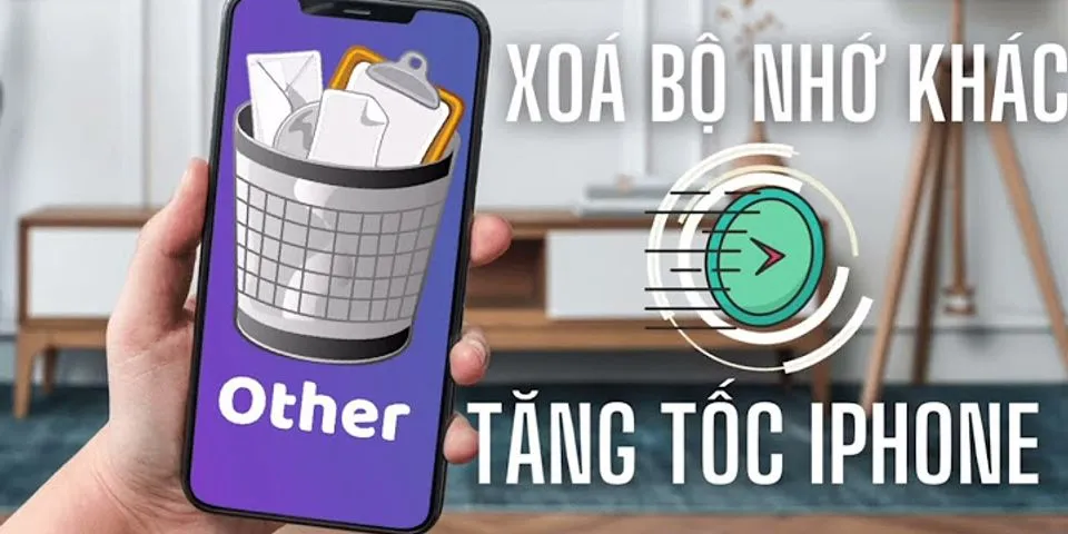 Cách xóa bộ nhớ đệm iPhone