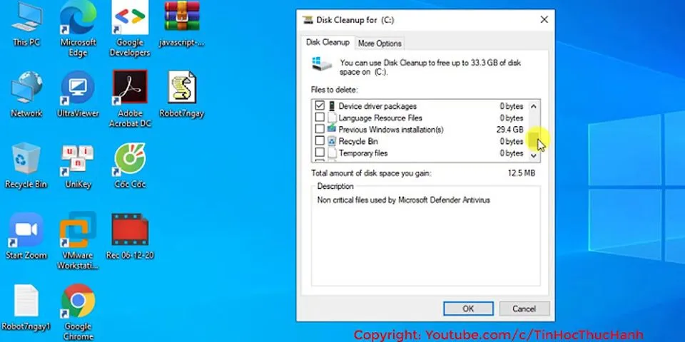 Cách xóa folder trên Desktop