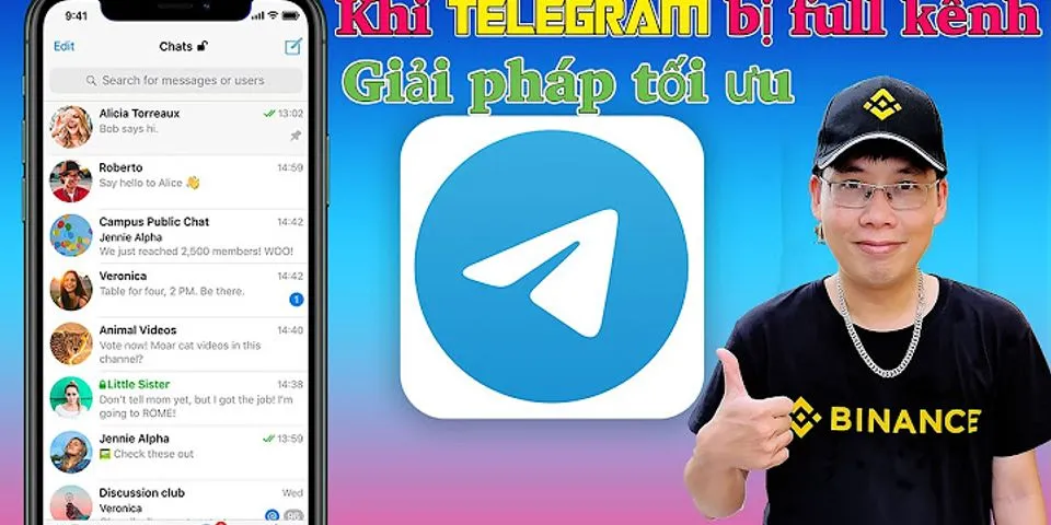 Cách xóa nhóm Telegram