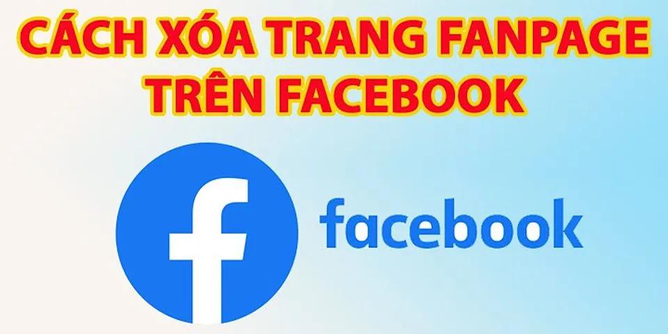 Cách xóa trang Facebook