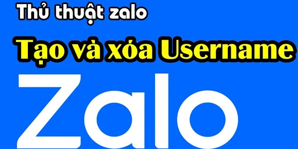 Cách xóa user trên Zalo