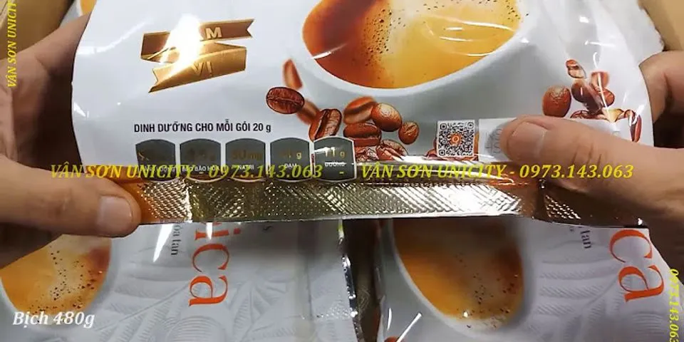 Cafe sữa Trần Quang bao nhiêu calo