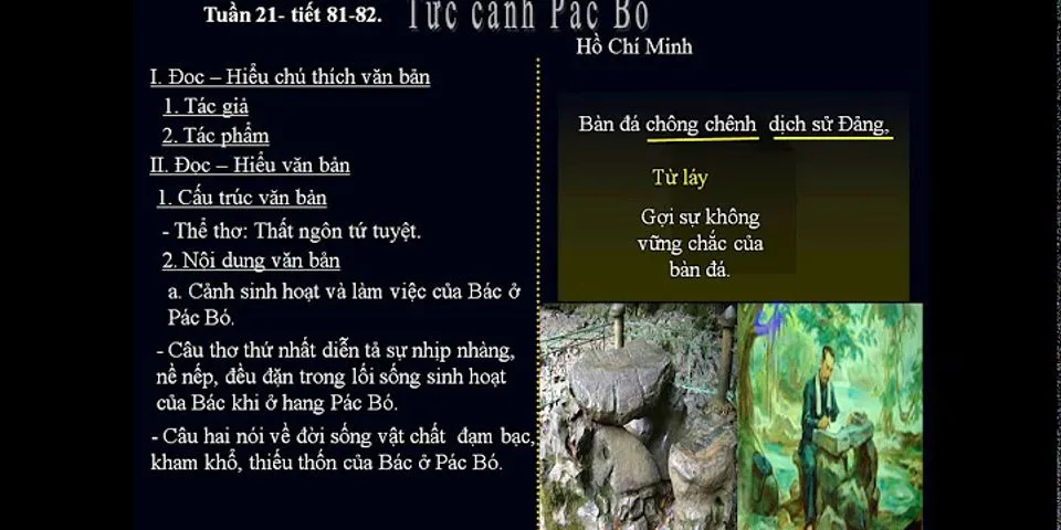 Cái sang của cuộc đời cách mạng được thể hiện như thế nào trong bài thơ Tức cảnh Pác Bó