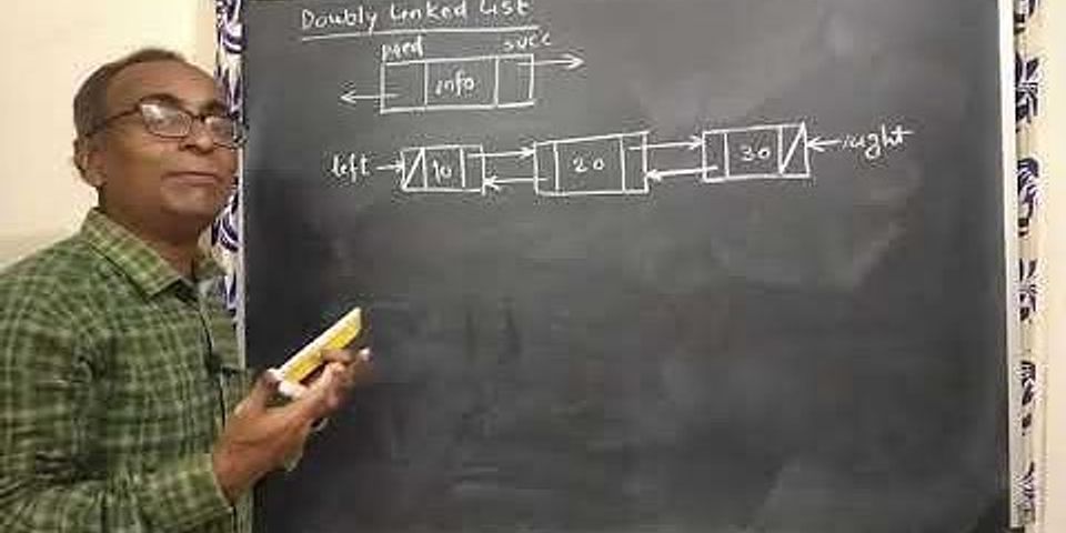 Calculate pointer difference in doubly linked list using