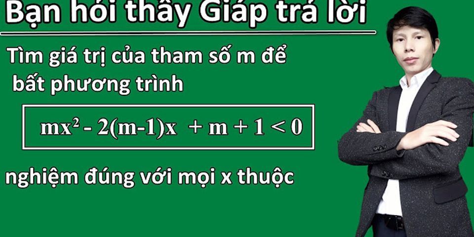 Có bao nhiêu giá trị nguyên của tham số m thuộc đoạn (-10 10) để phương trình vô nghiệm