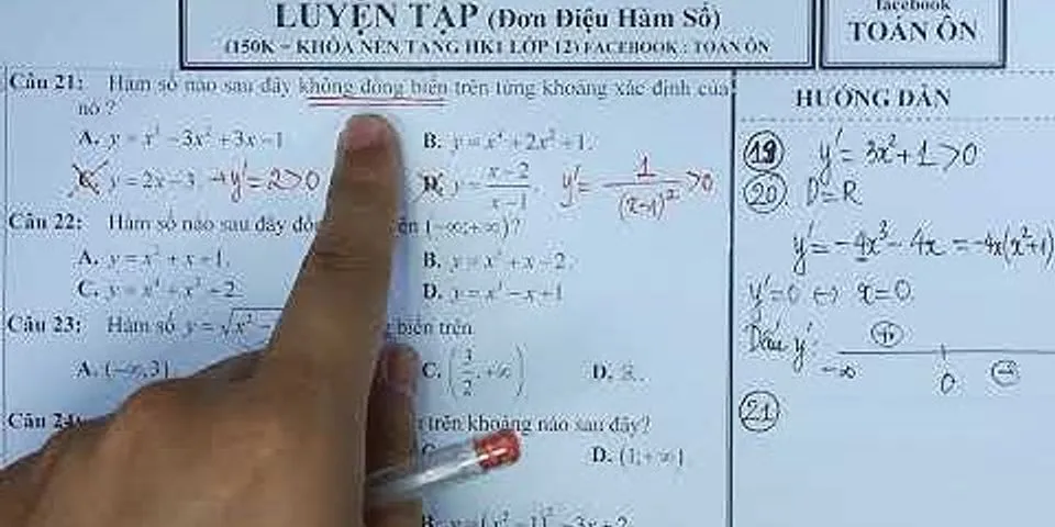 Có bao nhiêu số nguyên m để hàm số y=(m^2-1)x^3+(m-1)x^2-x+4 nghịch biến trên r