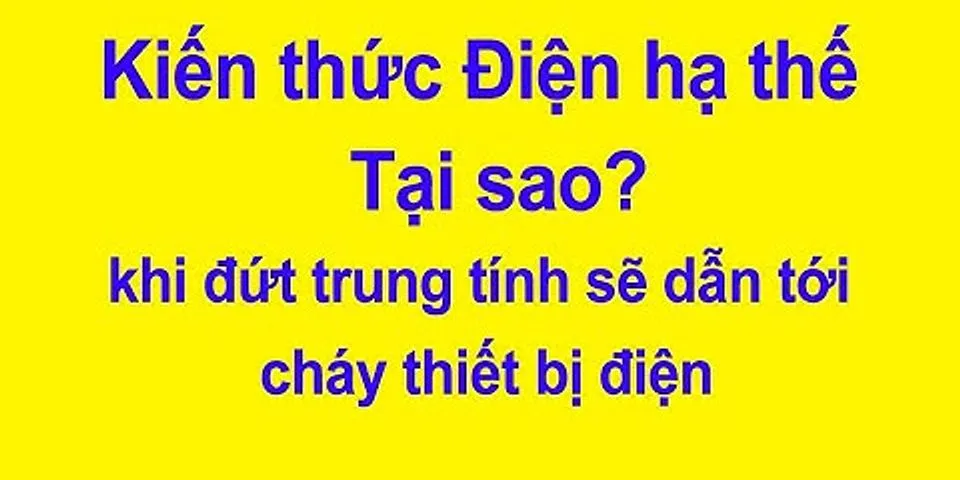 Có nên lắp đặt cầu chì vào dây trung tính không vì sao