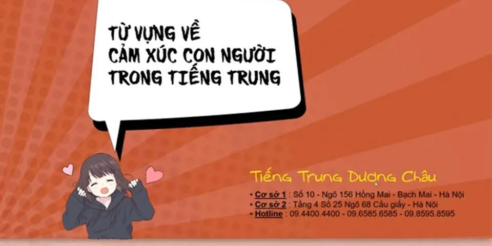 Con người tiếng Trung là gì