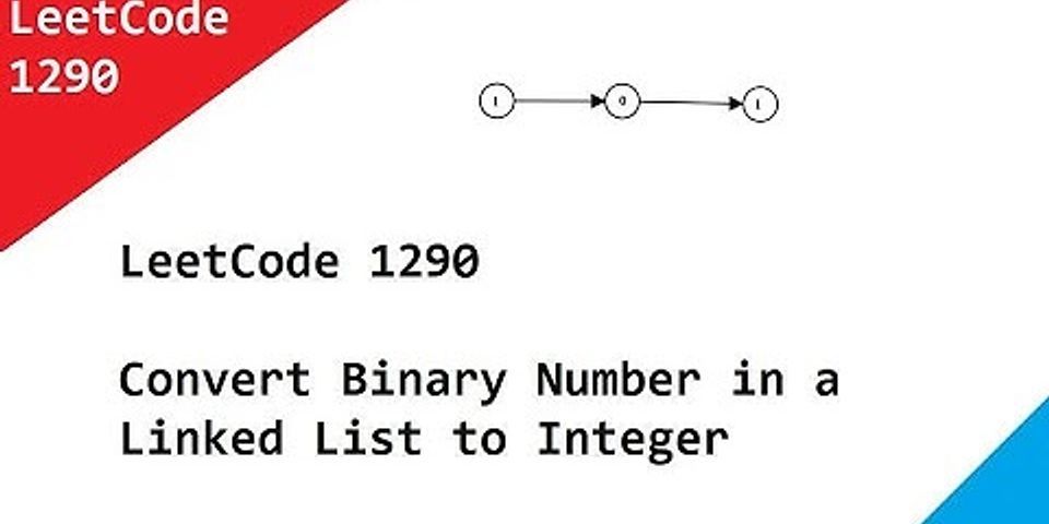 Convert binary Tree to linked list. Int solution